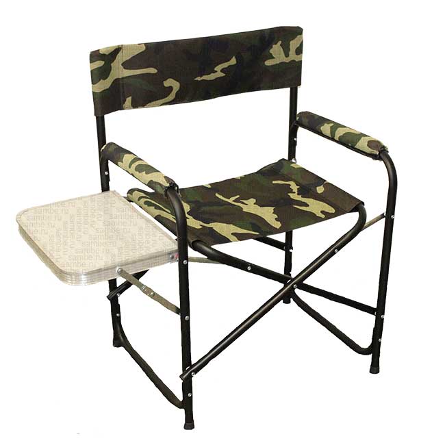 Кресло складное Следопыт со столиком PF-FOR-SK04 585х450х825 мм сталь (Камуфляж)