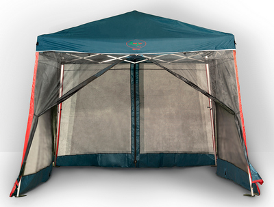 Тент-шатер Canadian Camper Easy-up (Синий/красный)