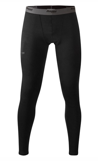 Термобелье Bergans Akeleie мужские брюки (Черный, XXL)