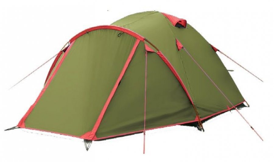 Палатка Tramp Lite Camp 4 (Зеленый)