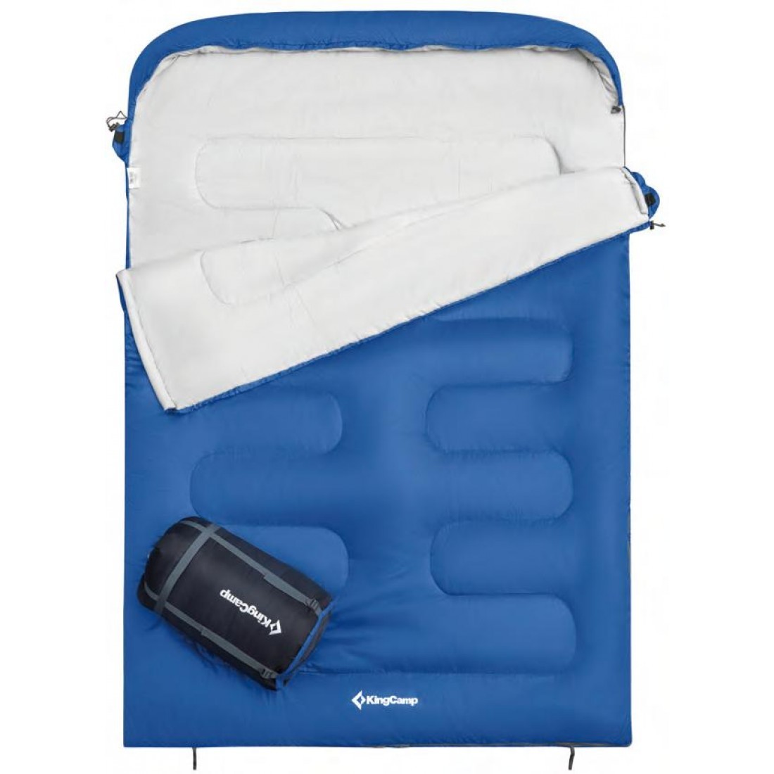 Спальный мешок KingCamp Oasis 250D -3C (Синий)